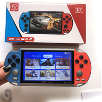 5.1 cal X7 Plus gra wideo konsola 8GB podwójny joystick przenośna konsola do gier dla dzieci przenośna retro konsola do gier 4